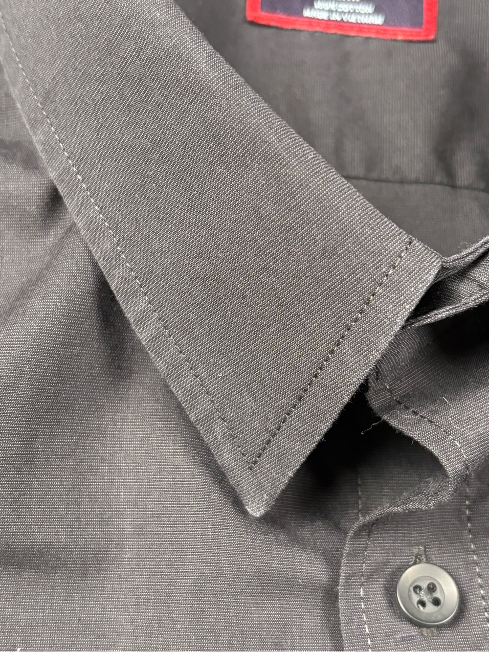 UNTUCKit Men's Large Black Short-Sleeve Button-Down Shirt - Picture 9 of 11